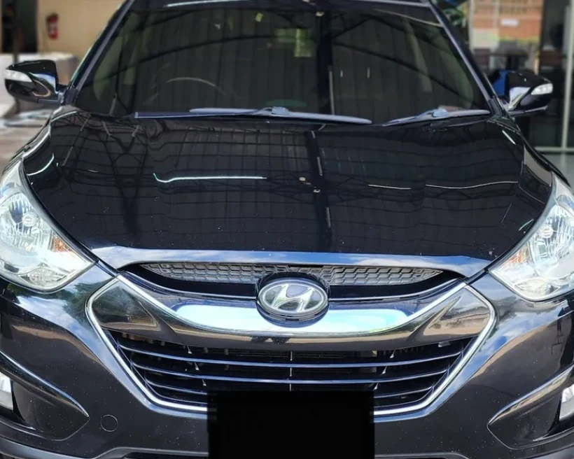 หลังขัดเคลือบสี Hyundai Tucson ผิวสีเงาลึก HyperLab ขอนแก่น