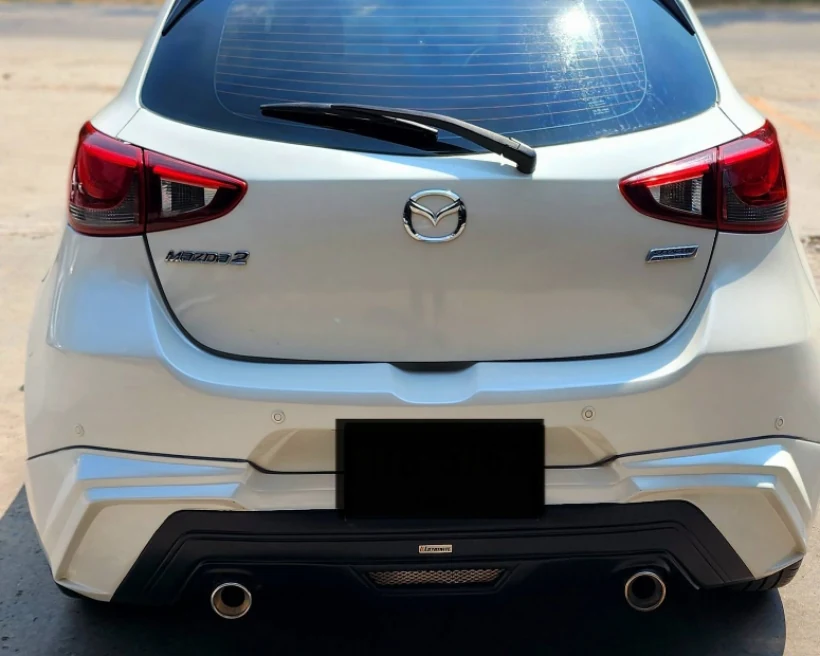 หลังล้างคราบโคลนหนัก Mazda 2 สะอาดเงางาม HyperLab ขอนแก่น