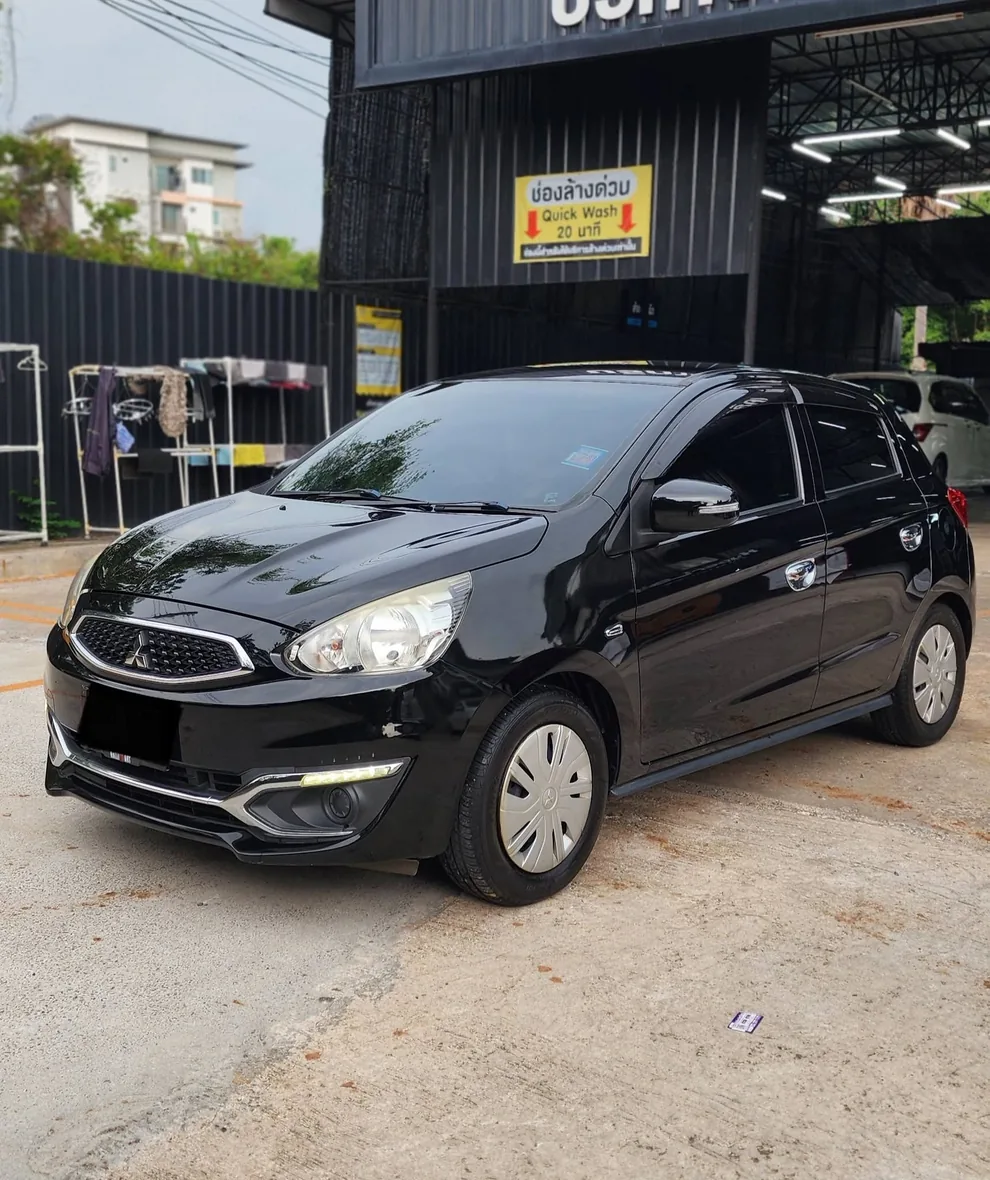 รถลุยน้ำท่วม Mitsubishi Mirage ล้างทำความสะอาดหลังลุยน้ำ HyperLab ขอนแก่น
