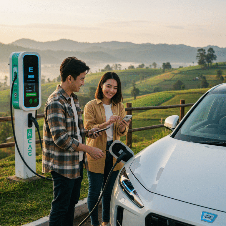 ขับ EV เที่ยวสิ้นปีรอดไหม? อัปเดตสถานีชาร์จทั่วไทย