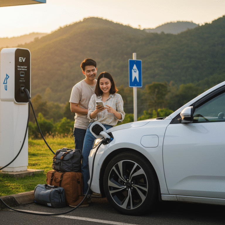 ขับ EV เที่ยวไกล? วางแผนชาร์จยังไงไม่ให้ทริปล่ม