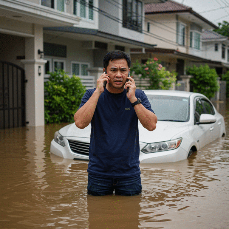 น้ำท่วม 2568! ประกันชั้น 1 คุ้มครองรถจมน้ำไหม?
