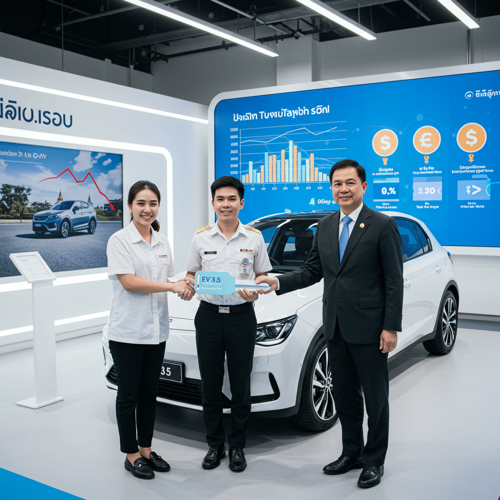 ภาพรวมตลาดรถยนต์ไฟฟ้าในไทยปี 2568