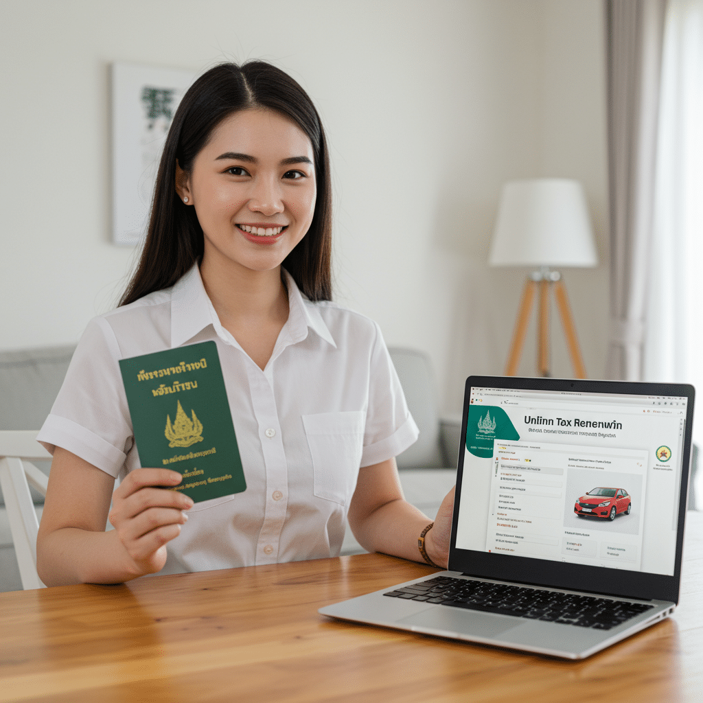 การเตรียมความพร้อมก่อนดำเนินการต่อภาษีรถยนต์ออนไลน์ 2569