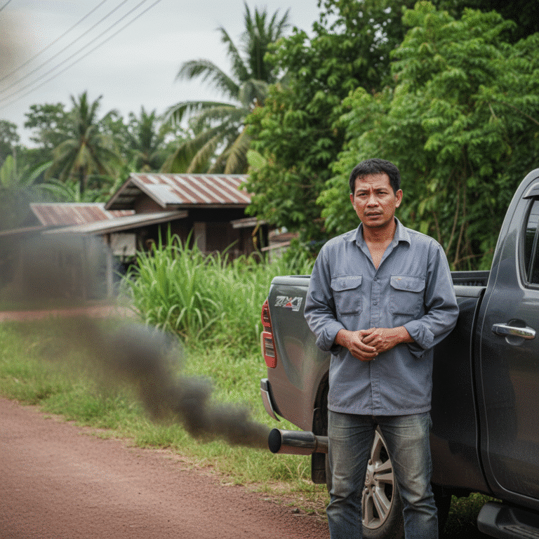 กฎหมายใหม่! ปรับจริงรถกระบะควันดำ-ท่อดัง เริ่มปี 68