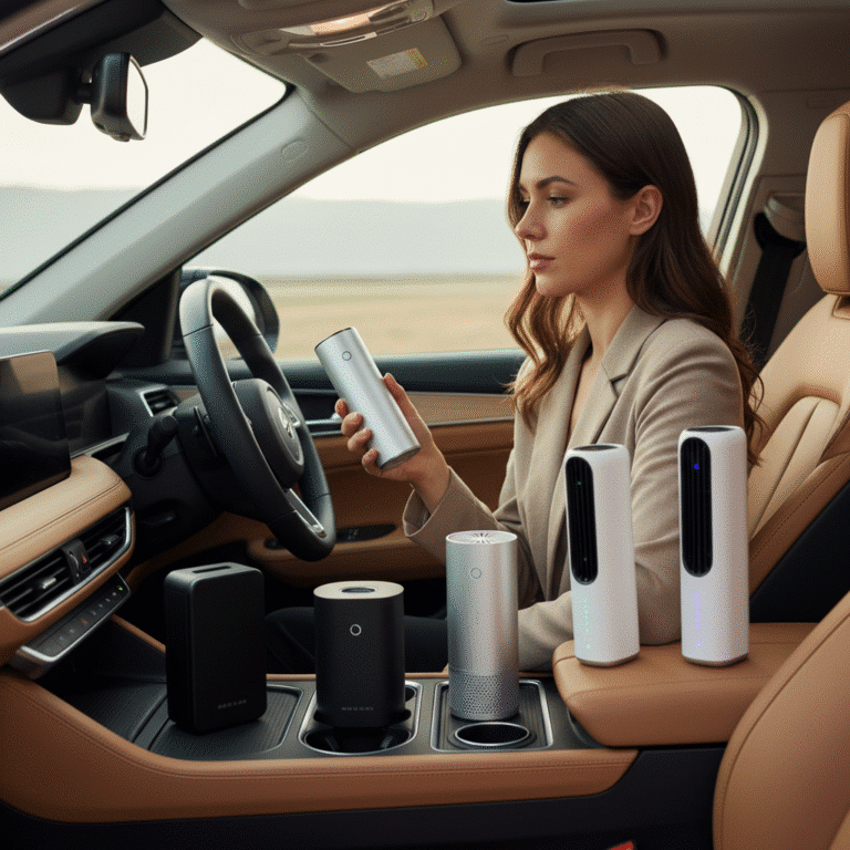 รีวิว 5 เครื่องฟอกอากาศในรถ 2026 สู้ฝุ่น PM2.5