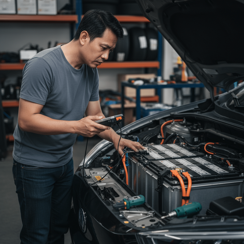 ซื้อ EV มือสอง เช็ค SOH แบตไม่เป็น ระวังโดนหลอก! - used-ev-battery-health-check