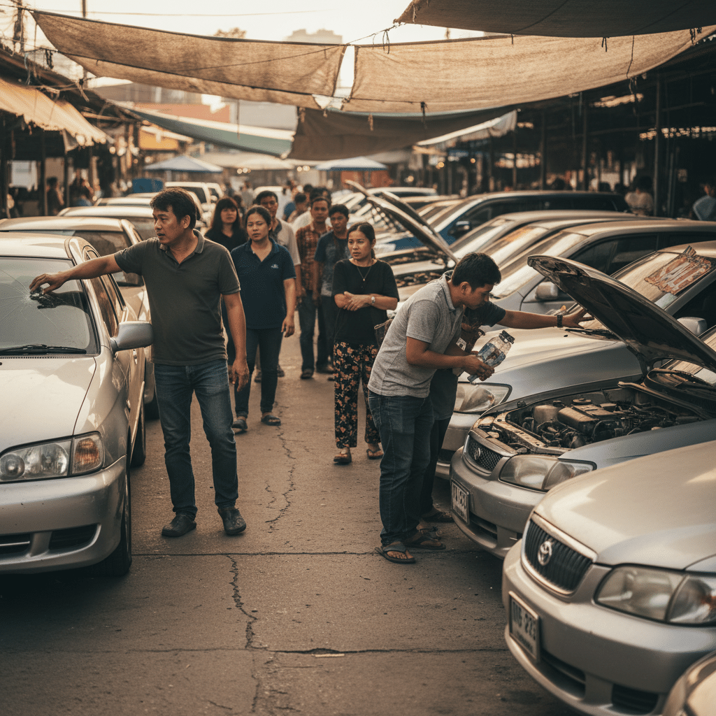 ช็อก! ตลาดรถมือสองดิ่งเหว รถน้ำมันราคาตกรับสิ้นปี 2568 - used-car-market-crash-2025