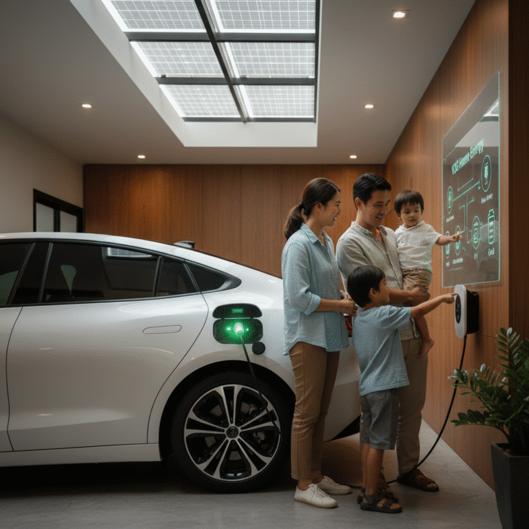 รถ EV จ่ายไฟกลับบ้าน! รู้จัก V2G เทรนด์ใหม่ลดค่าไฟ