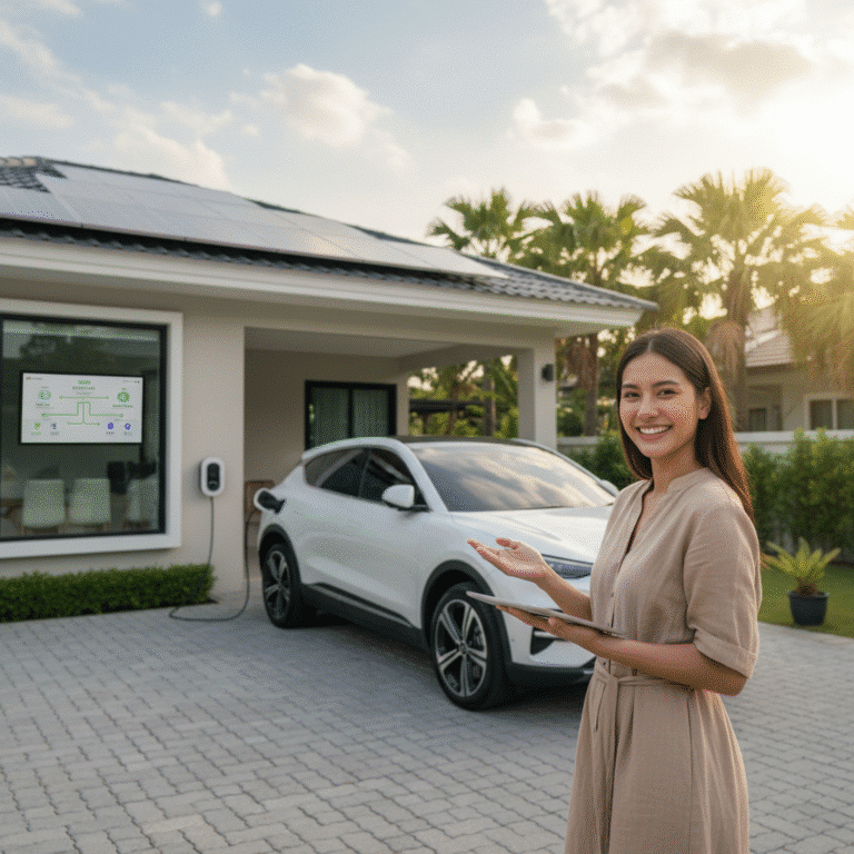 V2G คืออะไร? อนาคตรถ EV ที่ช่วยลดค่าไฟบ้าน!