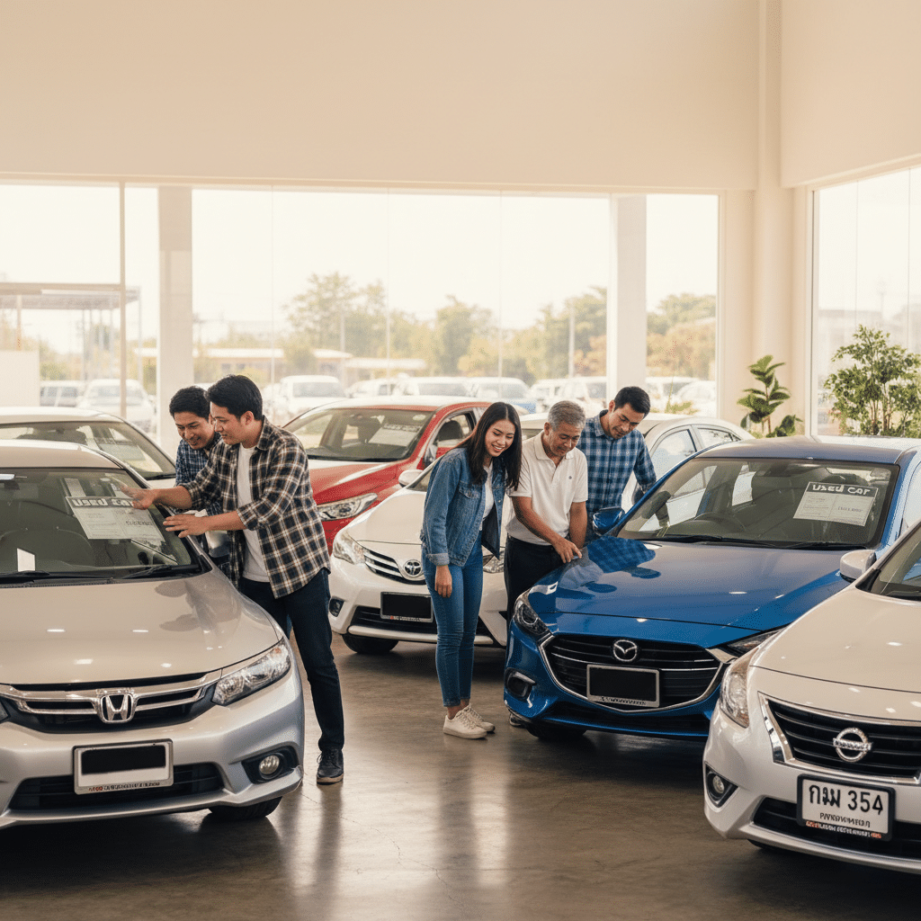 ซื้อแล้วไม่เจ็บ! 5 อันดับรถมือสองราคาตกน้อยสุดปี 2026 - top-used-cars-low-depreciation