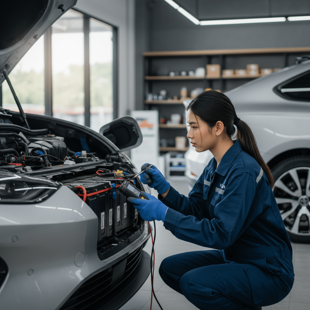 ซื้อ EV มือสองต้องดูอะไร? วิธีเช็กสุขภาพแบตเตอรี่ - used-ev-battery-health-check