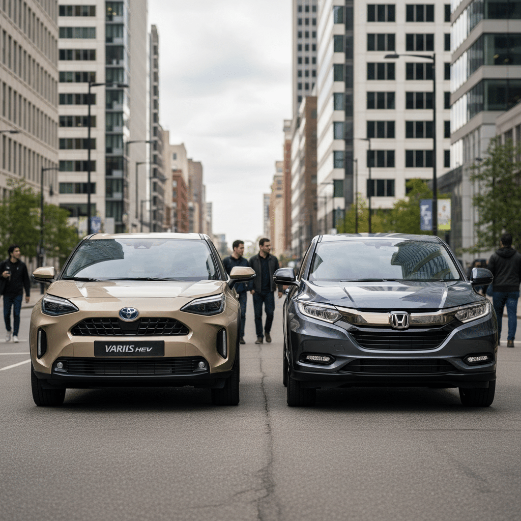 Yaris Cross HEV ปะทะ HR-V e:HEV ใครคือราชา B-SUV ตัวจริง? - yaris-cross-vs-hrv-ehev-review