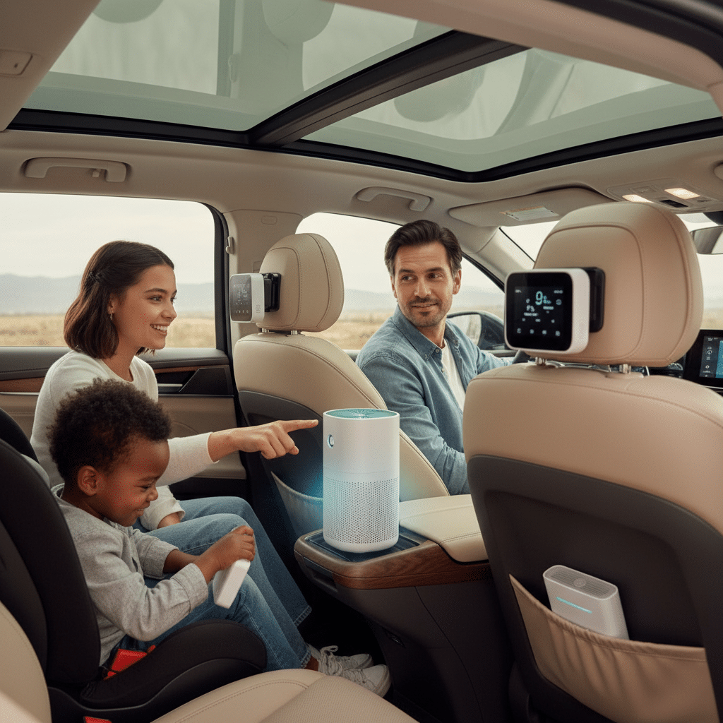 รีวิว 5 เครื่องฟอกอากาศในรถ 2026 กันไวรัสได้จริง? - car-air-purifier-review-2026