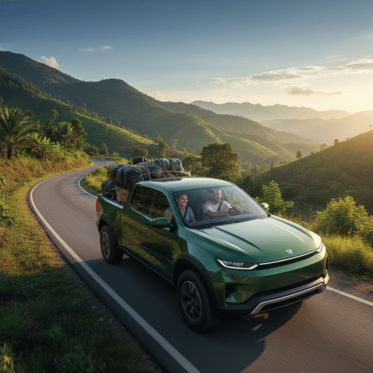 ลองขับกระบะ EV 1,000 โล! บรรทุกหนัก-ขึ้นเขาไหวไหม?