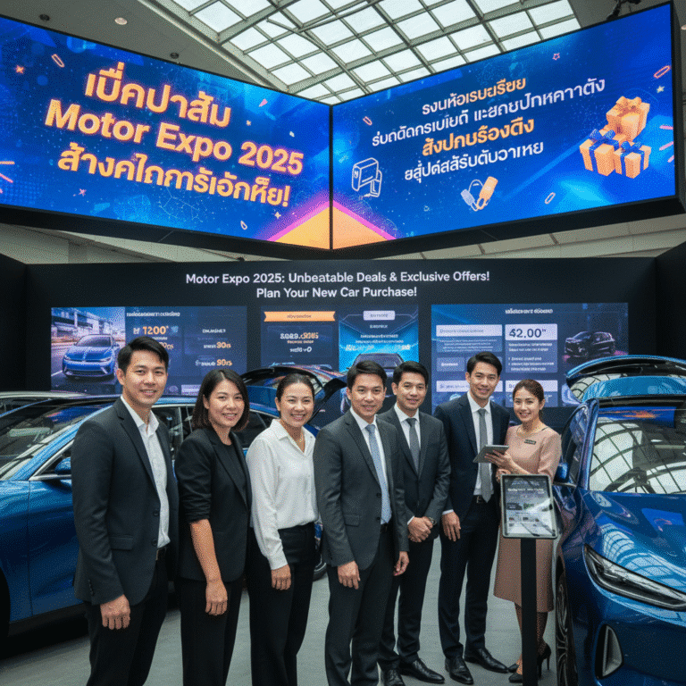 เปิดโปรลับ Motor Expo 2025 ก่อนใคร! ค่ายไหนลดโหดสุด