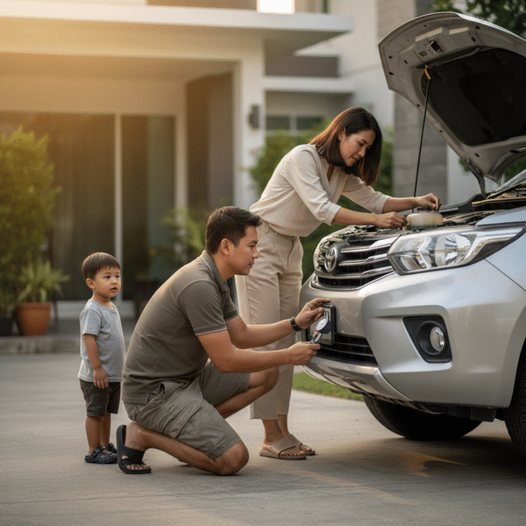 เช็กรถก่อนเที่ยวปีใหม่ 2569 5 จุดสำคัญที่ห้ามพลาด