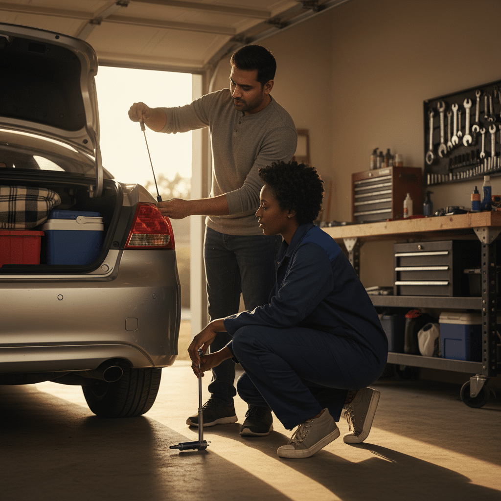 เช็ก 5 จุดรถยนต์ก่อนเดินทางไกลปีใหม่ 2569 ขับขี่ปลอดภัย - car-checklist-new-year-trip