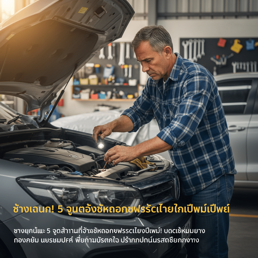 ช่างเตือน! 5 จุดต้องเช็กก่อนขับรถเที่ยวทางไกลปีใหม่ - car-check-new-year-trip