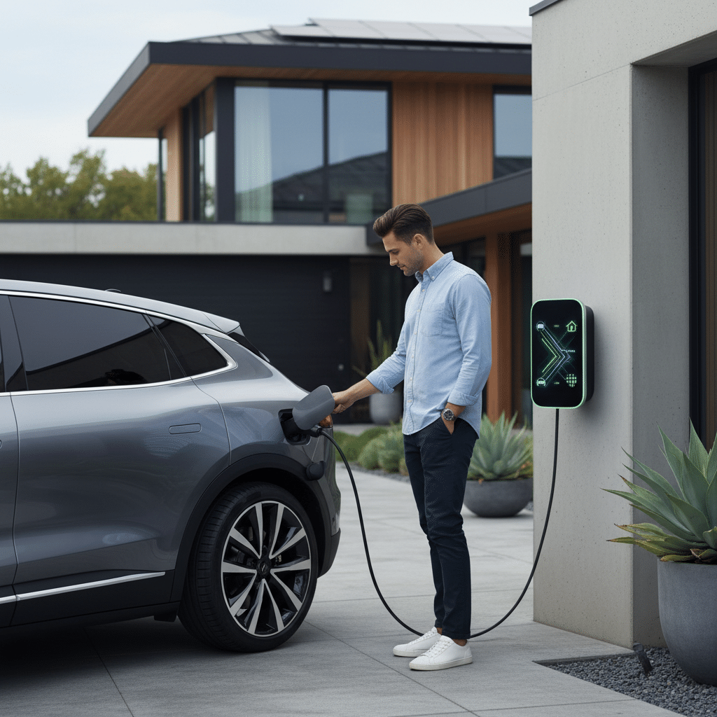 จอดรถ EV ไว้เฉยๆ ก็ได้เงิน! รู้จักเทคโนโลยี V2G - v2g-ev-technology-thailand-2026