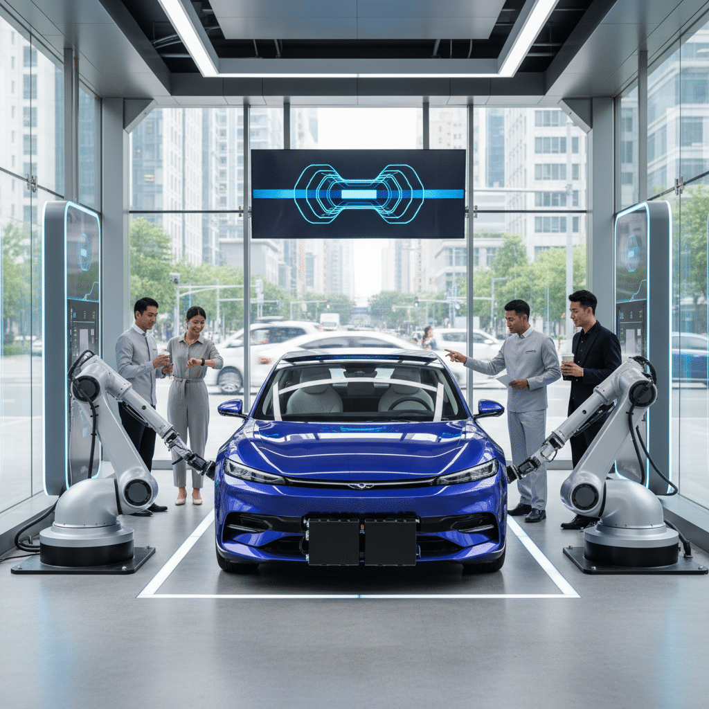 3 นาทีเต็มถัง! สถานีสลับแบตฯ EV จุดเปลี่ยนการใช้รถไฟฟ้า - ev-battery-swapping-station-thailand