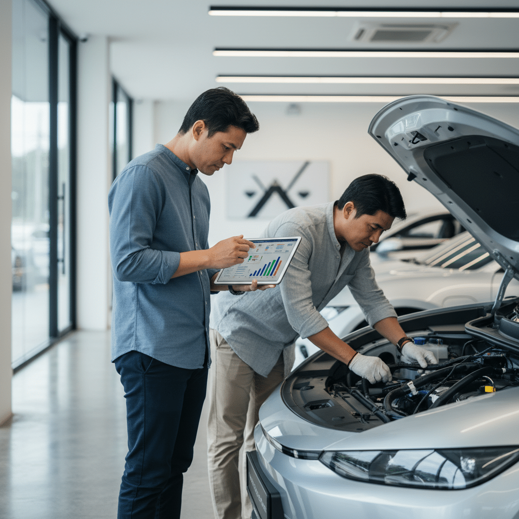 EV มือสอง 2026: 7 จุดต้องเช็คก่อนซื้อ ไม่โดนย้อมแมว! - used-ev-buying-guide-2026